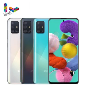 2020 samsung galaxy a51 a515f 2sim unlocked mobile phone 6 5 6gb ram 128gb rom octa core nfc 4cameras 48mp android10 smartphone free global shipping