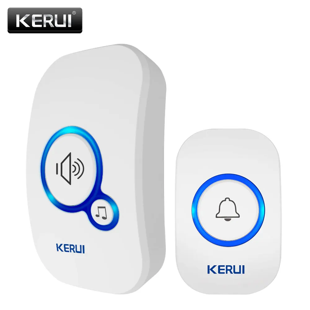 KERUI High Quality Home Security Wireless Welcome Emergency Alarm 433MHz Entrance Doorbell Button | Безопасность и защита