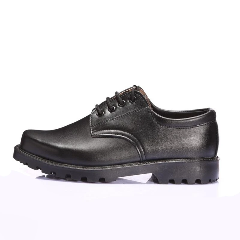 Safety Steel Toe Shoes Men Leather Dress Black for Work Boots New Waterproof Anti-smash Ankle | Обувь