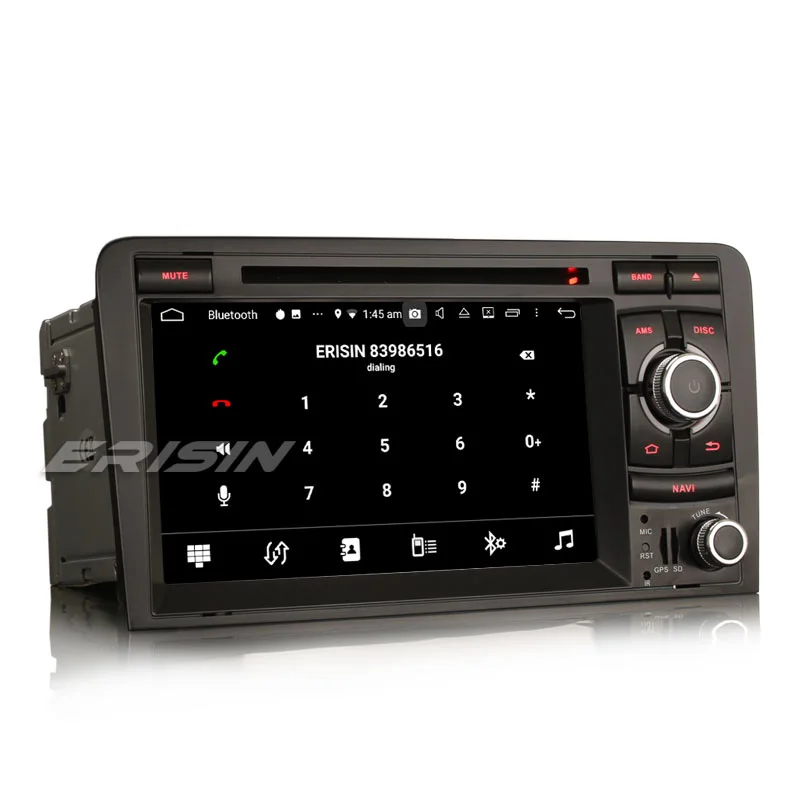 Erisin ES8737A 7-дюймовый Android 10 0 Octa Core 4GB RAM автомобильный DVD-плеер DSP Carplay для AUDI A3 S3 RS3 |