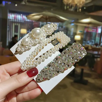 3PC-20 Ins1Set/PC модная жемчужная заколка для волос, заколки для волос для женщин, милые стильные заколки для волос, сплав, BB, заколка для волос, аксессуары для волос для девушек и женщин - Цвет: 3PC-20