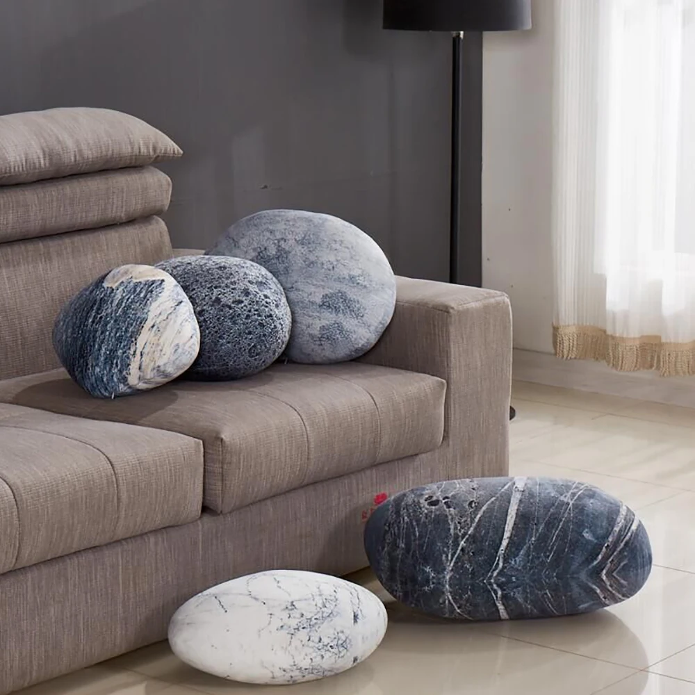 Оригинальный чехол для подушки из камня индивидуальная необычная Подушка на