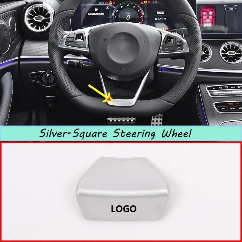 

For A B C E Class GLA CLA GLC GLE GLS W213 W205 X253 Steering Wheel Emblem Decor Decal Sticker Badge Decoration AMG Logo