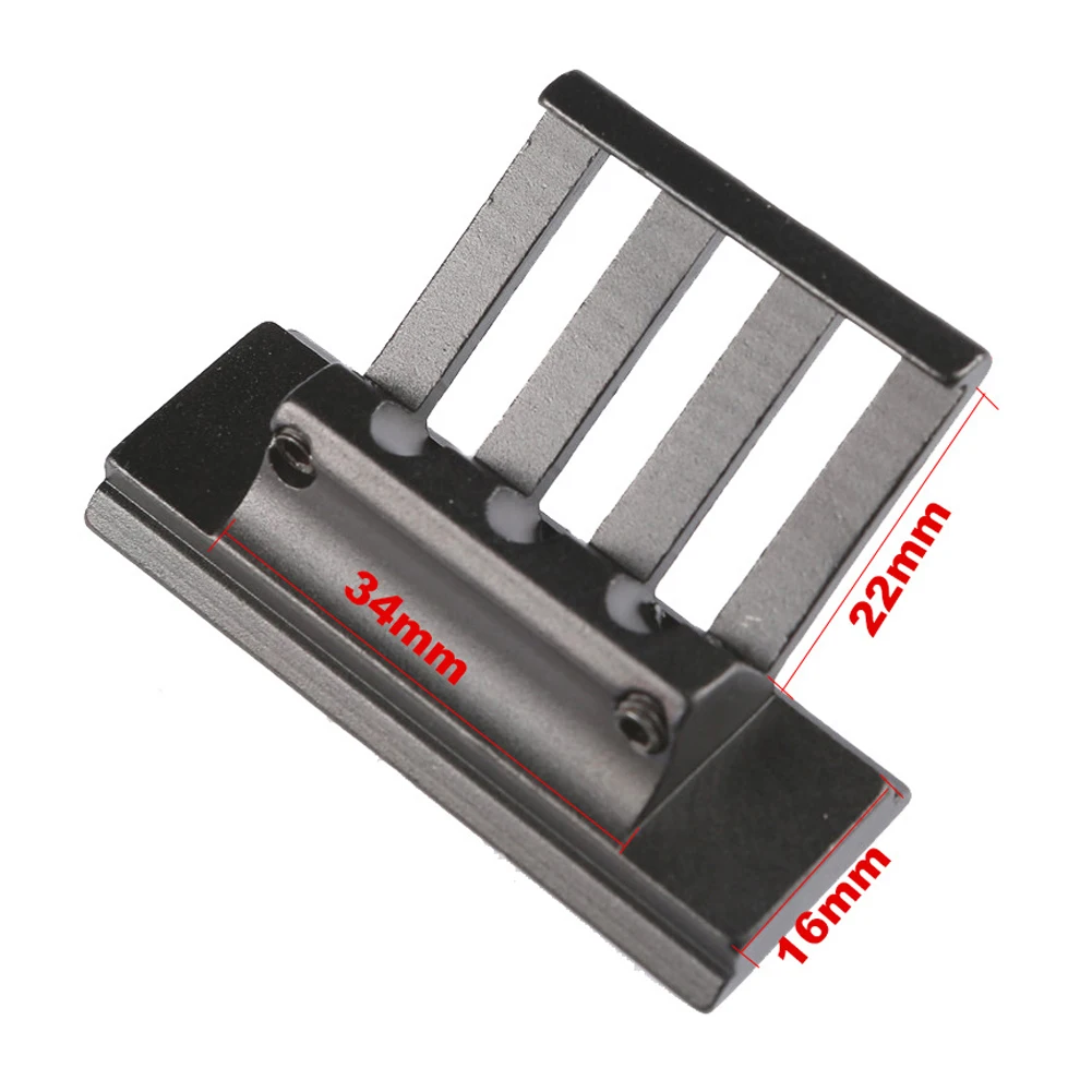 Тактический 5 слотов 45 градусов Пикатинни Вивера угловой офсетный адаптер