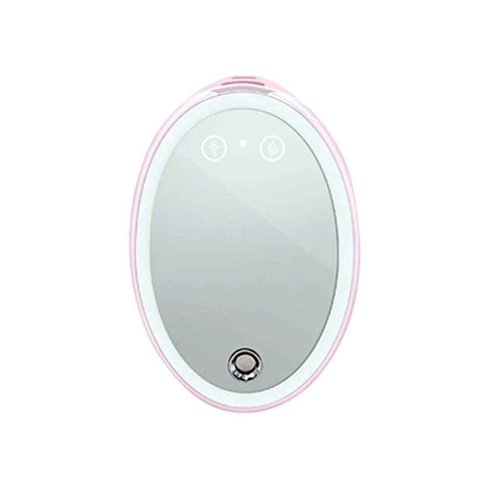 Usb Перезаряжаемый нано-распылитель со светодиодным зеркалом для макияжа |