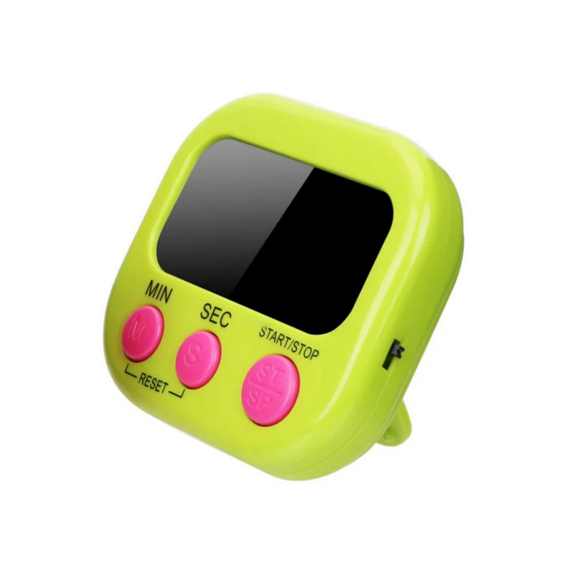 Цифровой кухонный магнитный Будильник с большим цифровым таймером подставка