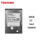 Бу ноутбука TOSHIBA 500GB жесткий диск MQ01ACF050 500G оригинальный внутренний жесткий диск 7200 обмин 16 м 7 мм 6 ГБсек. SATA3 записная книжка