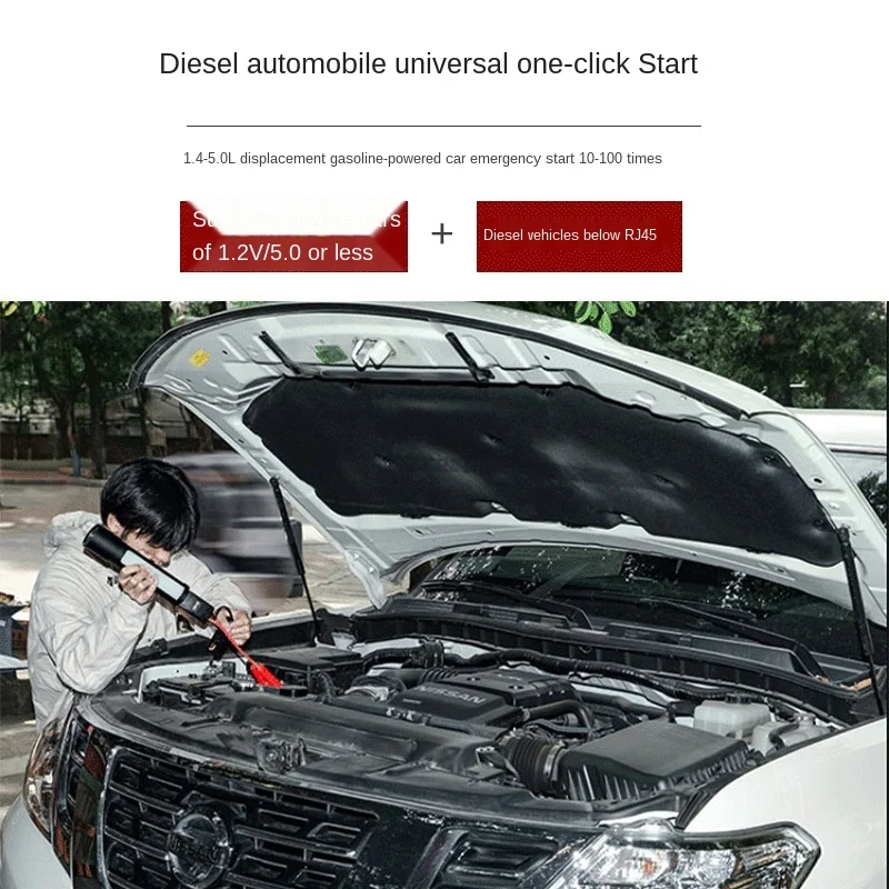 Многофункциональное автомобильное пусковое устройство зарядное для фонарика