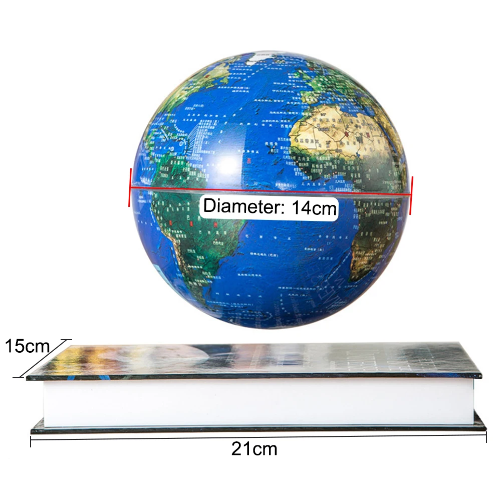 

3D Magnetic Globe Lamp Night Light Rotating LED Globe Floating Lamp Home Decoration Holiday Christmas Company anniversary Gift