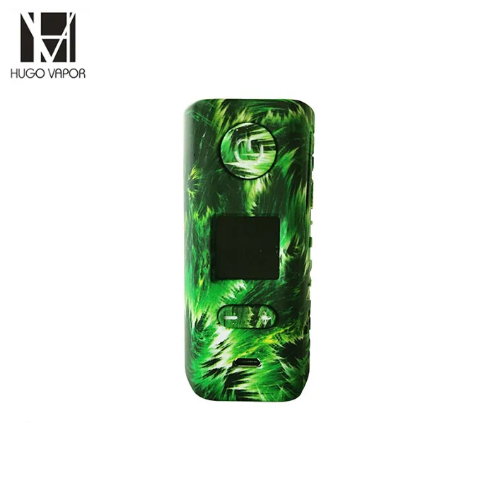 Hugo Vapor данныхhtc Rader ECO 200W коробка батарейный блок с температурным контролем создано Двойной 18650 свет Вес электронная сигарета испаритель VS Think Vape Тор - Цвет: Green Strom