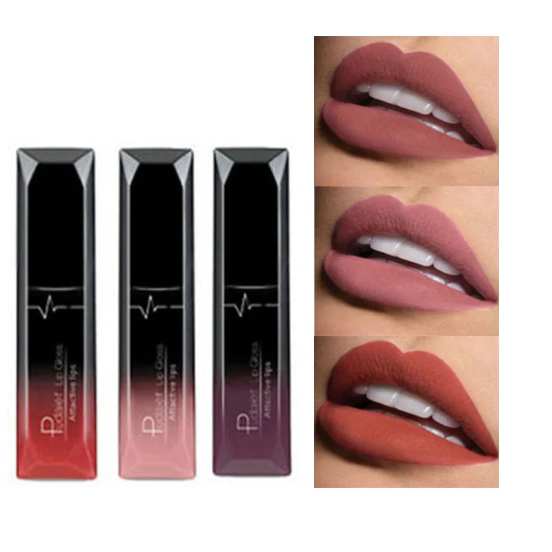 

Matte Lip Gloss Nude Liquid Lipstick 21 Colors Waterproof Velvet Moisturizing Glossy Liquid Lipstick Sexy Red Lip Tint Makeup