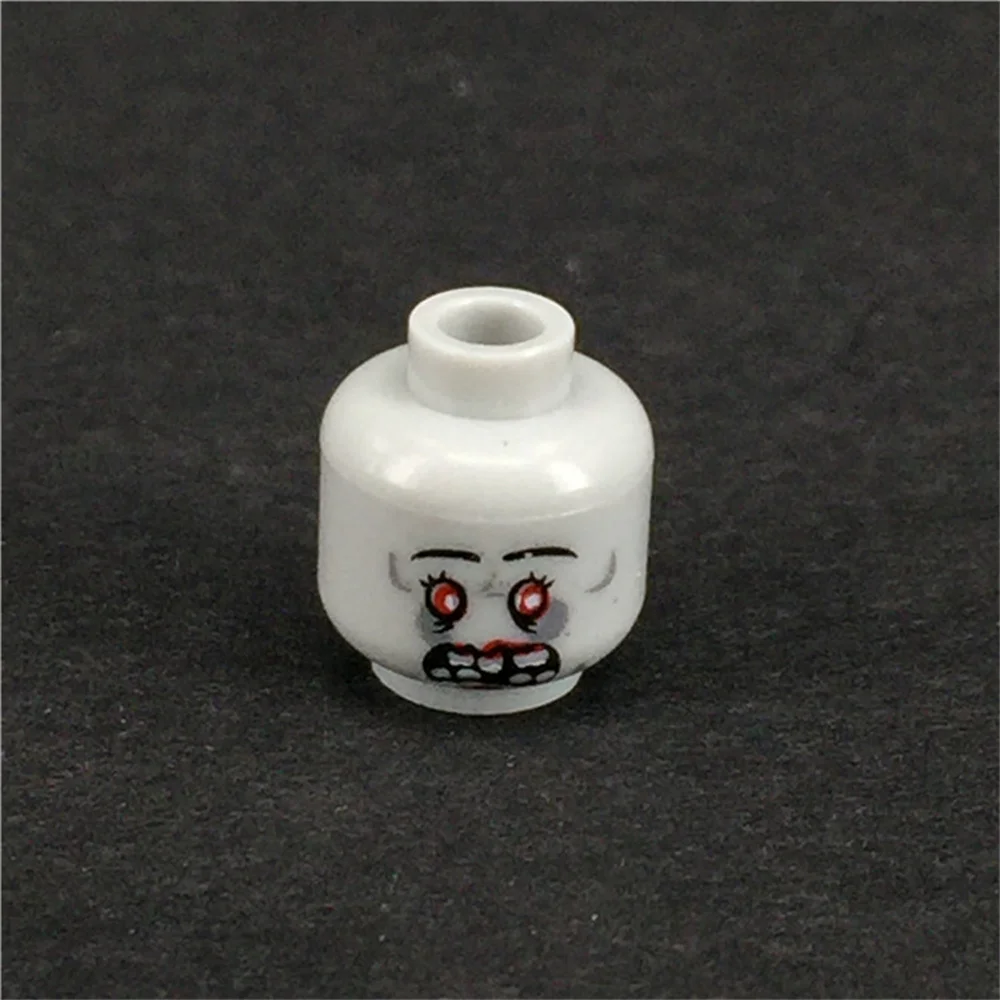 10 шт./лот коллекция выражений головы зомби лица аниме фигурки DIY Развивающие