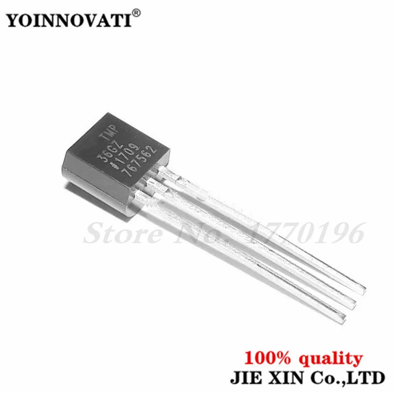5 шт./лот TMP36GT9Z TMP36GZ TO 92 TMP36 датчик температуры IC лучшего качества|Интегральные
