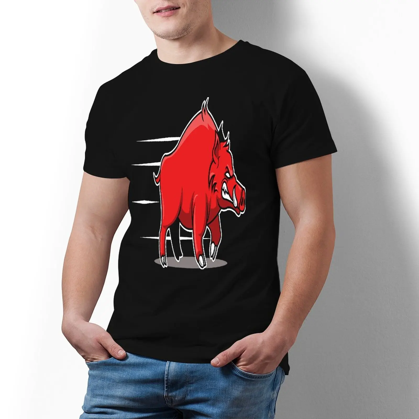 

Футболка мужская оверсайз с коротким рукавом, 100 хлопок