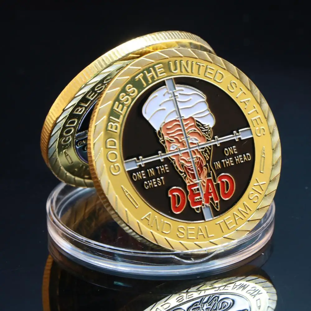 God Bless The United States 911 Attack Gold Plated Coin Collectible Challenge Commemorative US Coins | Дом и сад