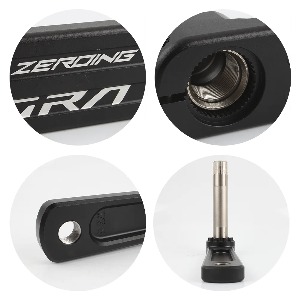 ZEROING Road Bike Crank GXP Crankset 170/172.5/175mm MTB Chainring Double Toothed Plate 50-34/52-36/53-39T for Shimano /SRAM | Шатуны и
