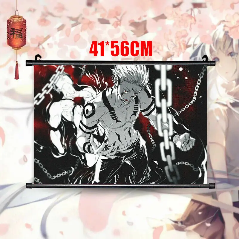 

Постер аниме juютсу Kaisen домашний Декор настенный свиток живопись 41*56 см HD Печать настенный постер свиток