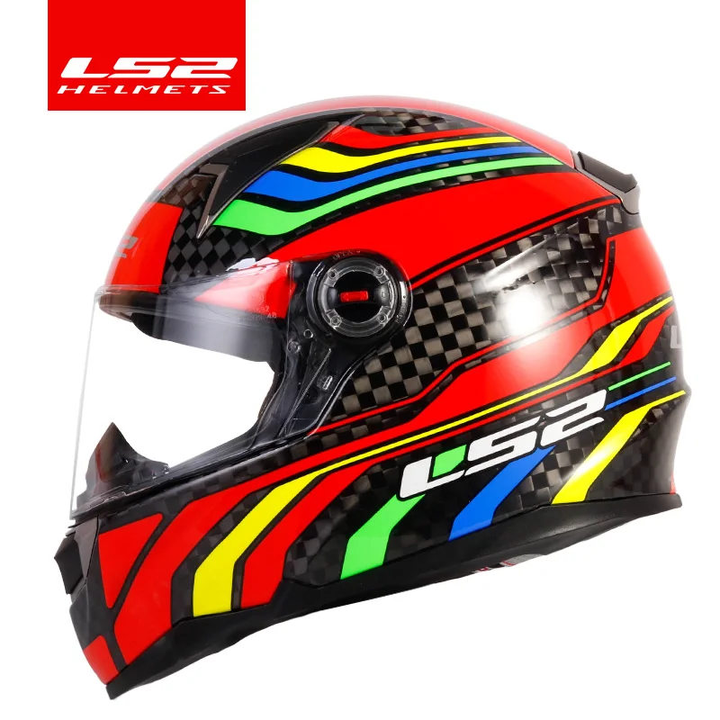 

Original Ff396 Carbon Fiber Motorcycle Helmet Ct2 Full Face Helmets Casco Casque Moto No Pump