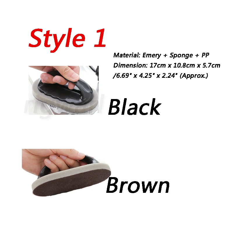 Горячая Распродажа Emery губка ластик ручка для мытья раковины кастрюли чаши