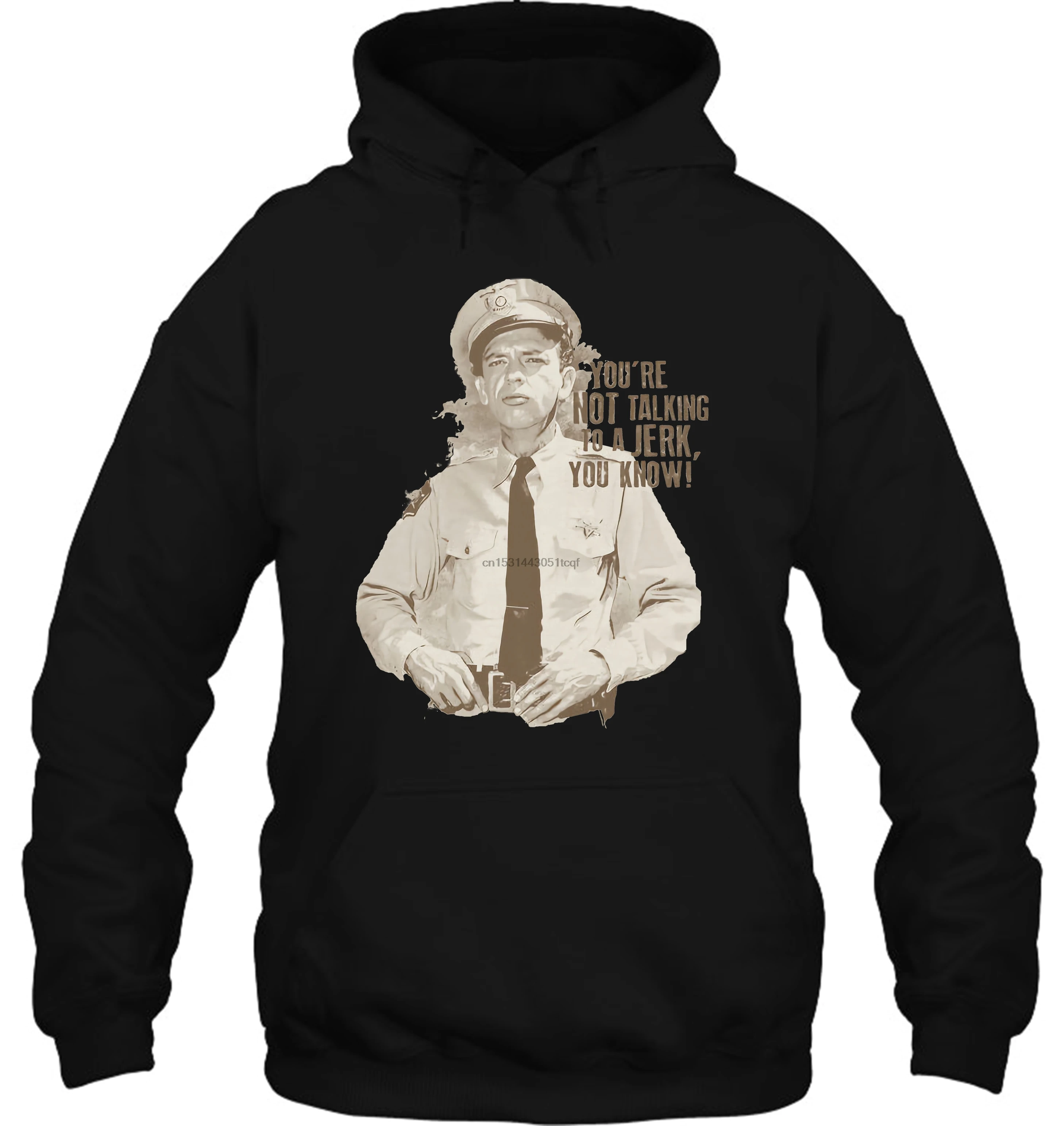 Мужская толстовка с капюшоном Andy Griffith Show Barney Fife YOURE NOT TALKING TO A JERK все размеры