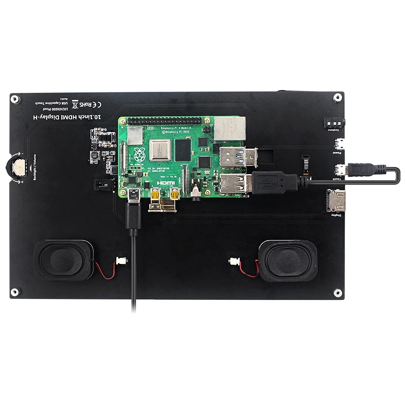 10 1 дюймов 1024X600 IPS LCD Sn дисплей емкостный пресс DIY Набор HDMI монитор для Raspberry Pi 4B 3B +