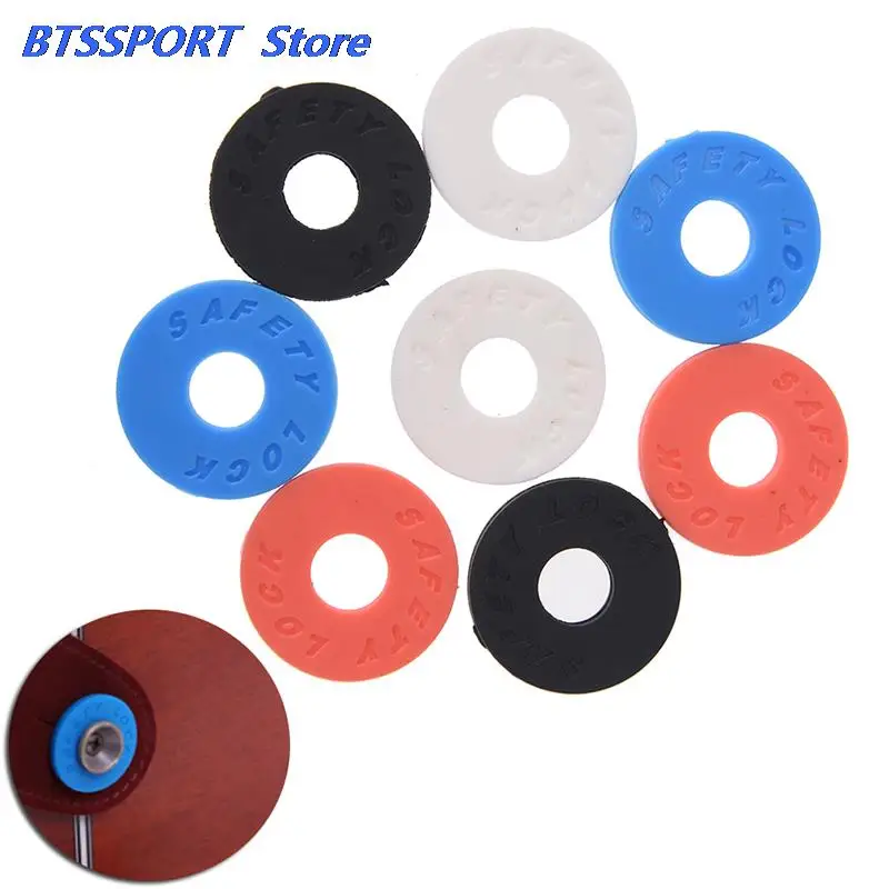 2Pcs Guitar Strap Block Rubber Safety Lock Washer Acoustic Electric Bass Ukulele Accessories | Спорт и развлечения