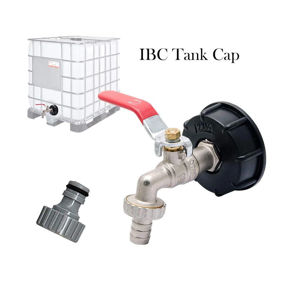 IBC Tote Tank дренажный адаптер 1/2 &quotшланг кран соединитель воды замена S60X6 латунный
