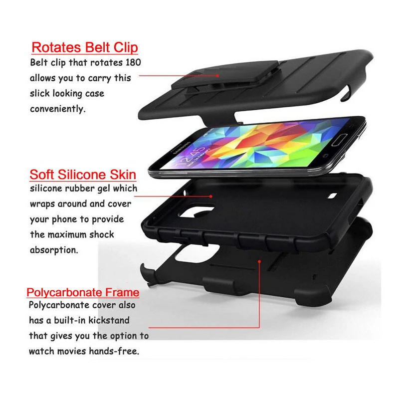 Армированный противоударный чехол с зажимом для ремня телефона iPhone 11 12 Pro Max X XS XR 7