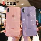 Чехол-накладка KJOEW для iPhone 6, 6s, 7, 8 Plus, Xs, XR, XS Max, X, силиконовый, прозрачный