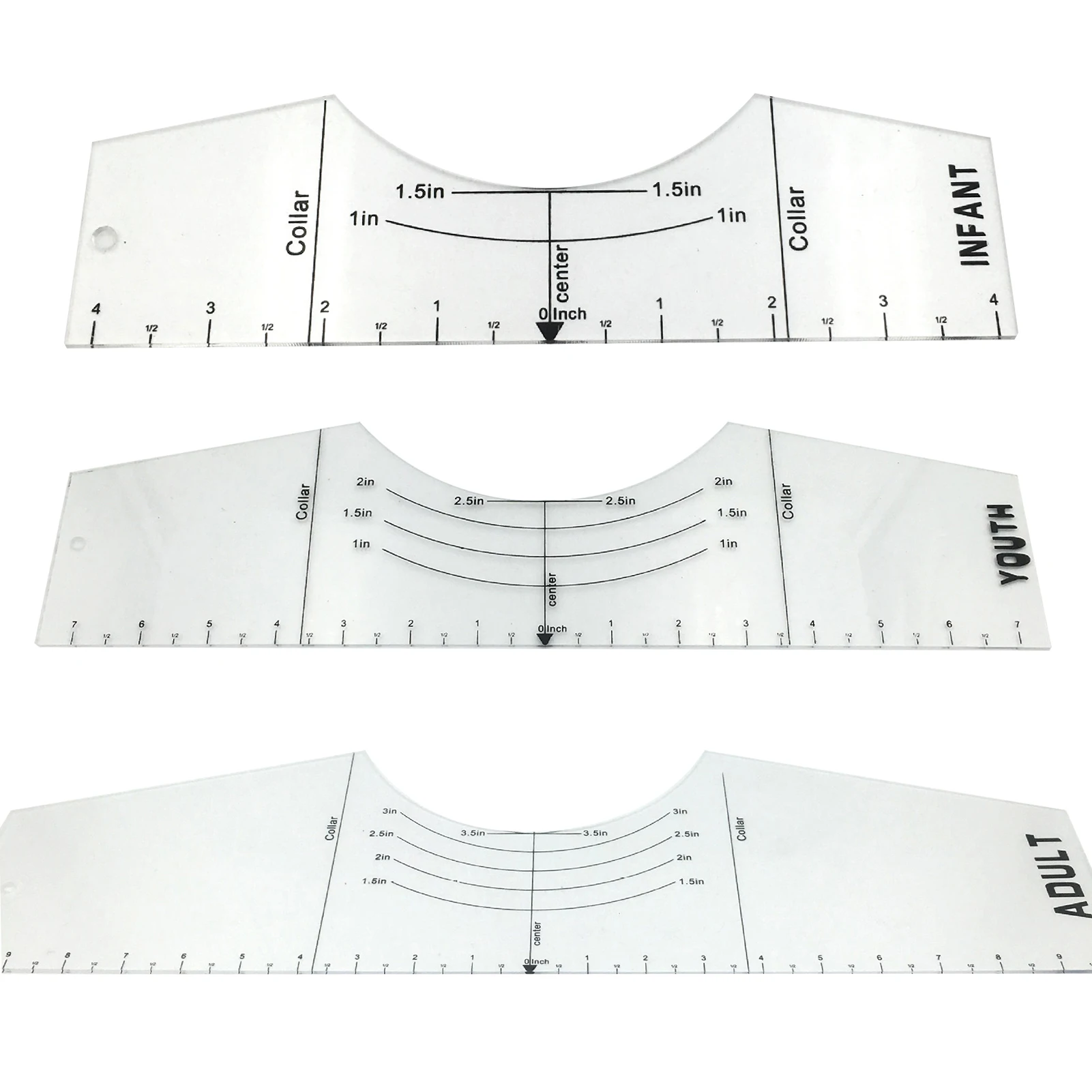 

Hot Sale T-Shirt Ruler T-Shirt Alignment Tool Ruler for Vinyl Decals Vinyl T-Shirt Ruler Guide Sublimation Designs on T-shirt