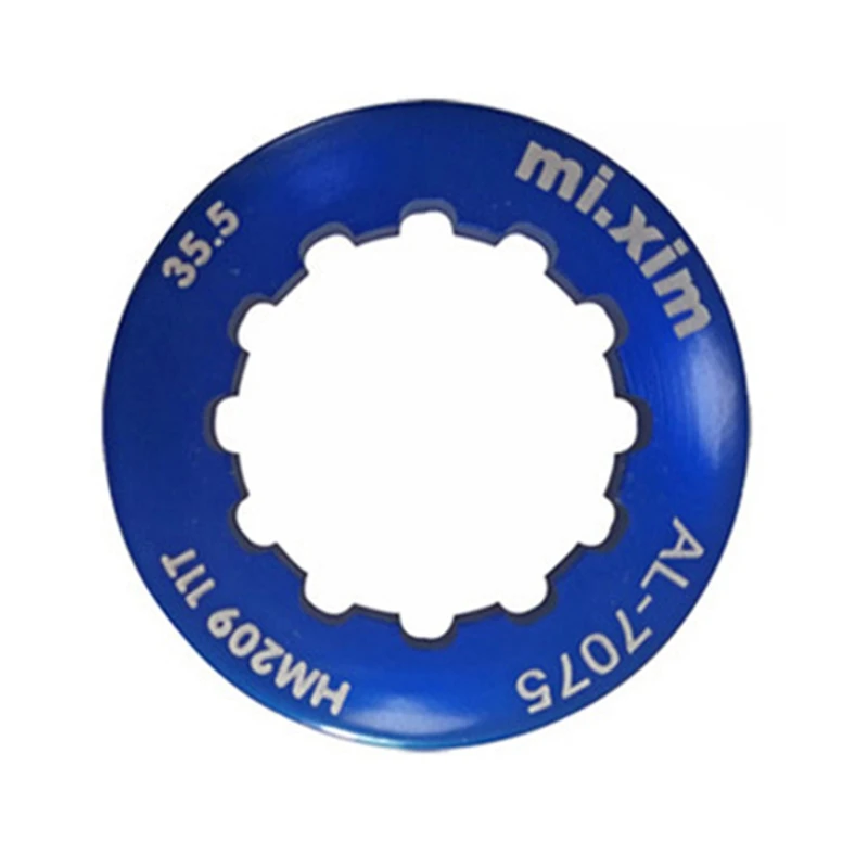 Алюминиевый сплав MTB зубчатый замок Кольцо велосипедный 11T кассета крышка