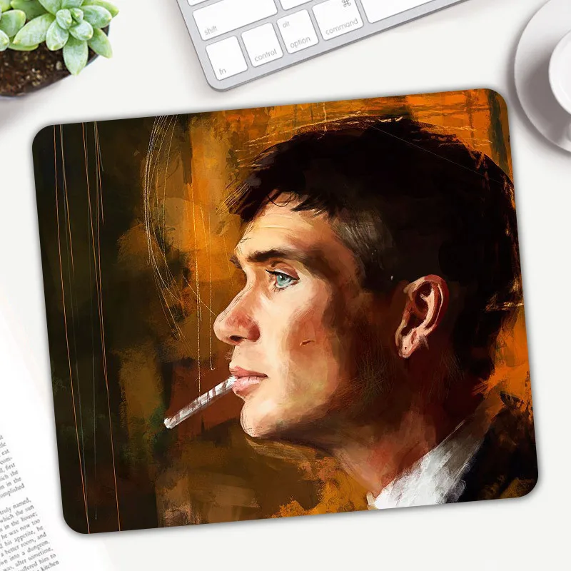 peaky blinder tommy shelby anti slip laptop computer pc mice gaming mouse pad mat mousepad for optical laser mouse drop shipping free global shipping