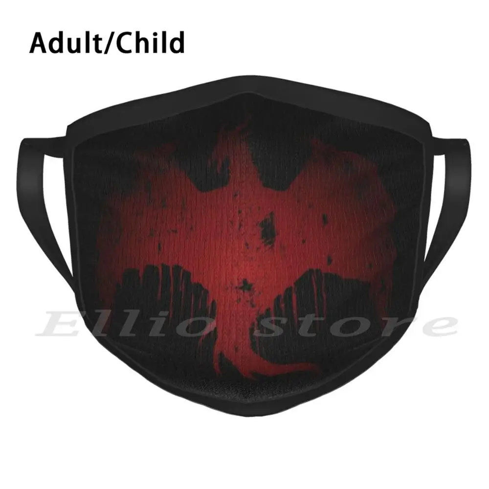 

Grunge Dragon Funny Print Reusable 462 Scarf Face Mask Dragon Dragon Age Grunge