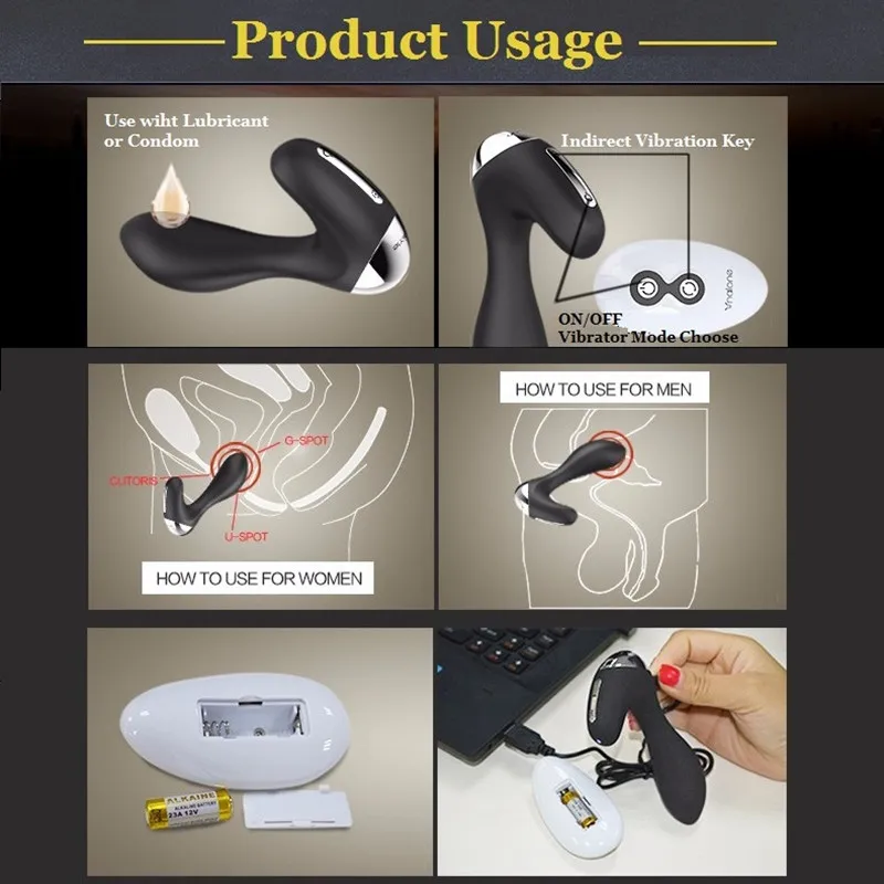 Силиконовая/металлическая Анальная пробка Nalone-XY беспроводной вибратор с