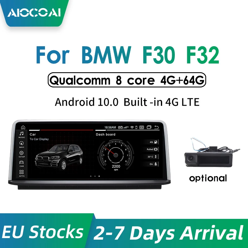 Автомобильный мультимедийный плеер с USB Carplay Android 10 0 GPS навигация для BMW Series 3 4 F30 F31
