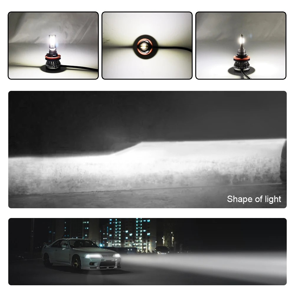 

2Pcs 12V 24V 6000K Auto Light H4 LED H7 H11 9012 9005 H1 Super Led Car Headlight Bulbs Kit Hi-Lo Beam 36W 6000Lm Free Shipping