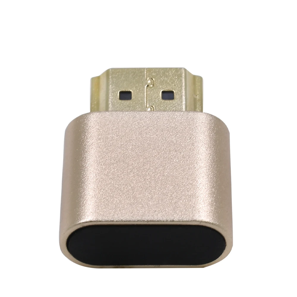 

Виртуальный монитор TISHRIC, совместимый с HDMI эмулятор экрана блокировки сокровищ, подключаемый адаптер виртуального дисплея 1920x1080P для майнин...