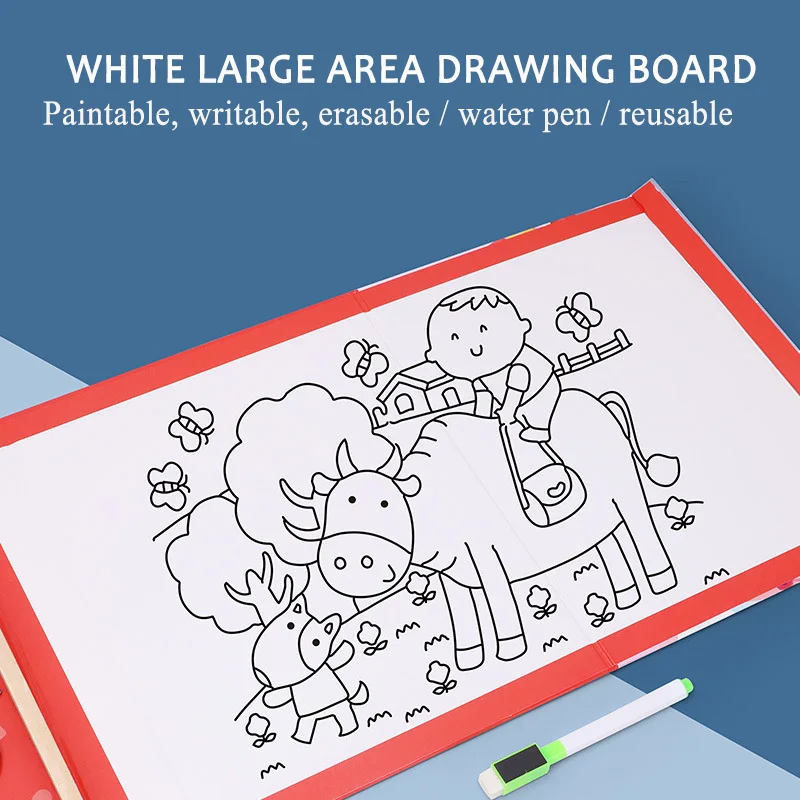 Деревянная магнитная головоломка Монтессори для смены платья игрушки