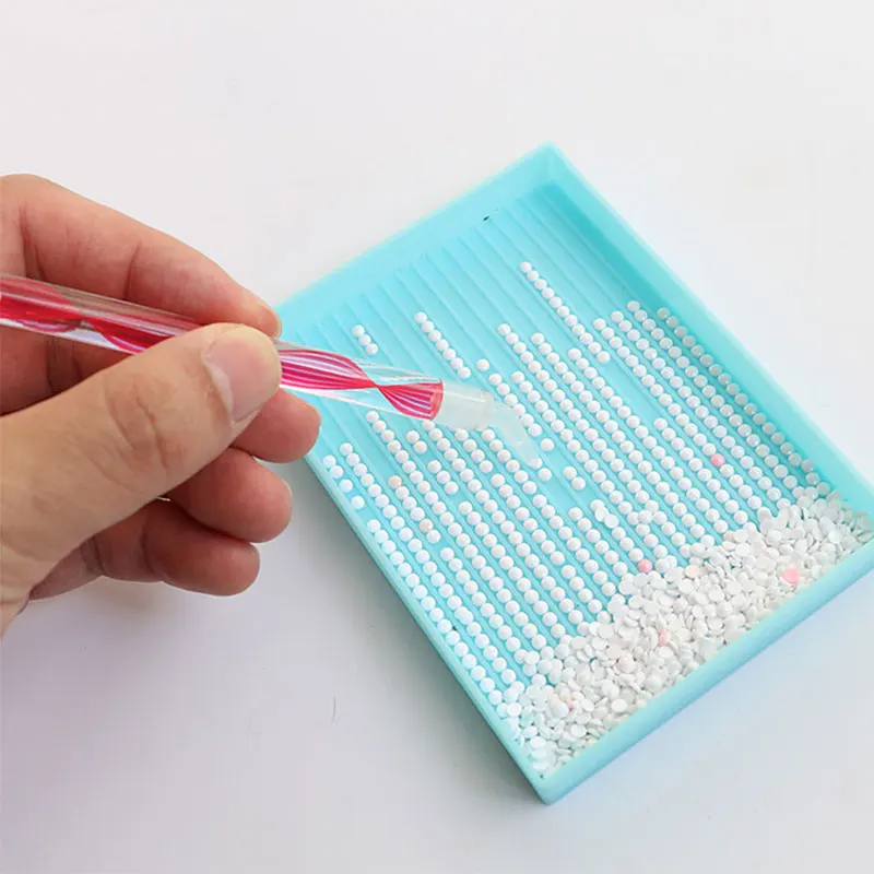 

DIY Drill Pen Lighting Angled Tip Point Convenient 5D Crystal Rod Diamond Painting Tool Household Drawing Crafts Accessories