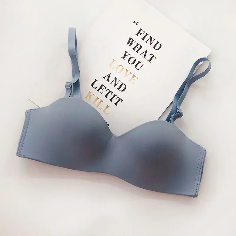 1 шт. Женский бесшовный бюстгальтер с пуш-ап без косточек подкладкой антитонкой