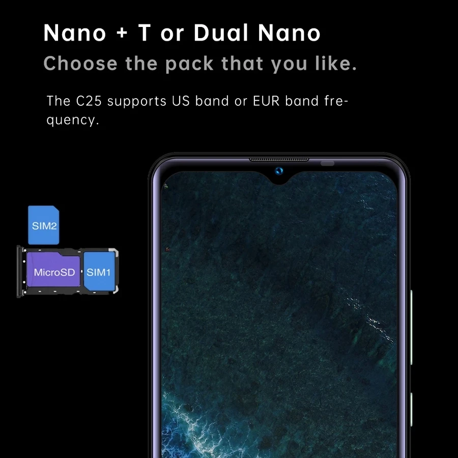 oukitel c25 smartphone 6 52hd display 5000mah android11 4gb32gb cell phone 13m camera with mobile phone case 2021 fall new free global shipping