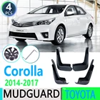 4 шт., брызговики для Toyota Corolla Altis E170 2014 2015 2016 2017