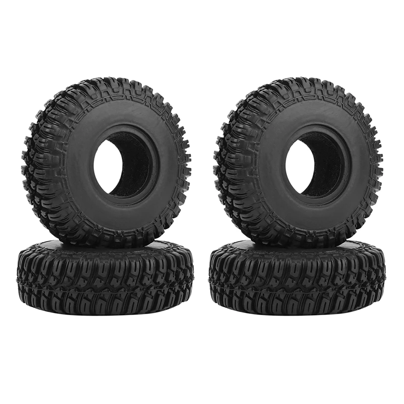 

4PCS 52X18mm 1.0 Inch Soft Rubber Wheel Tire for 1/24 RC Crawler Car Axial SCX24 90081 AXI00001 Upgrade Parts N Shape