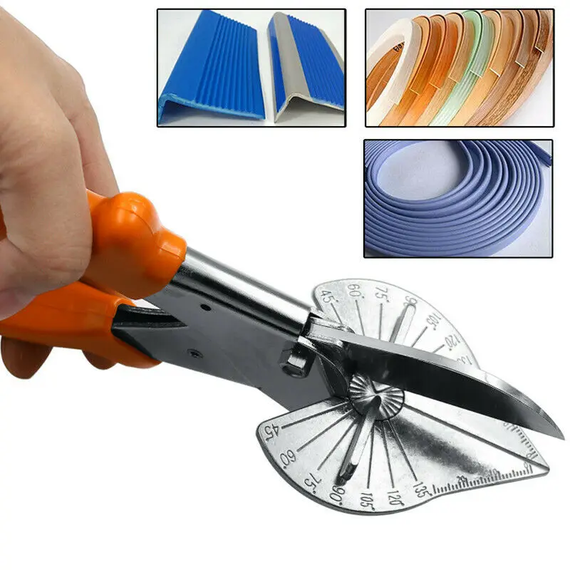 

45-135 Adjustable Hand Scissors Shears Siding Fillet Miter Trim Cutter Tool