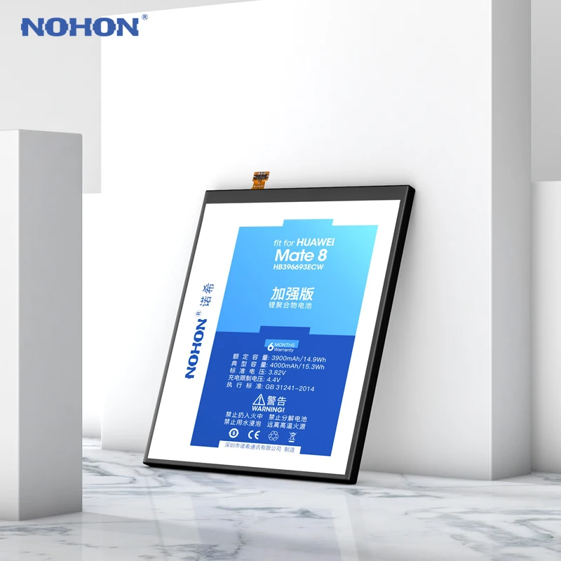 NOHON литиевая батарея для huawei Ascend mate 8 9 Pro S 9Pro 7Lite 10Lite Honor 6 Plus 7X HB396693ECW HB396689ECW батарея для телефона
