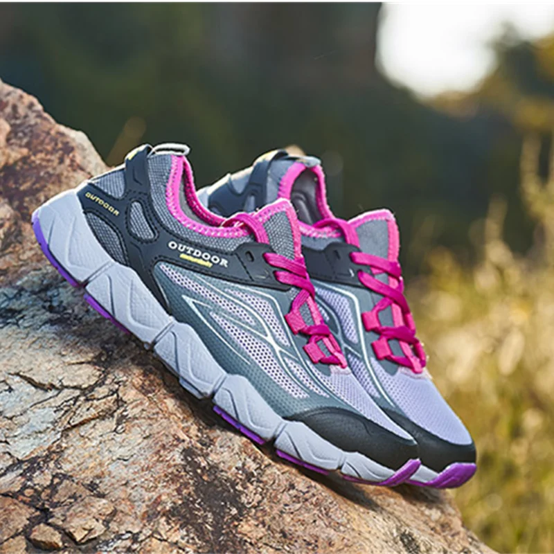 Мужская и женская спортивная обувь Легкие кроссовки для улицы Сетчатые дышащие