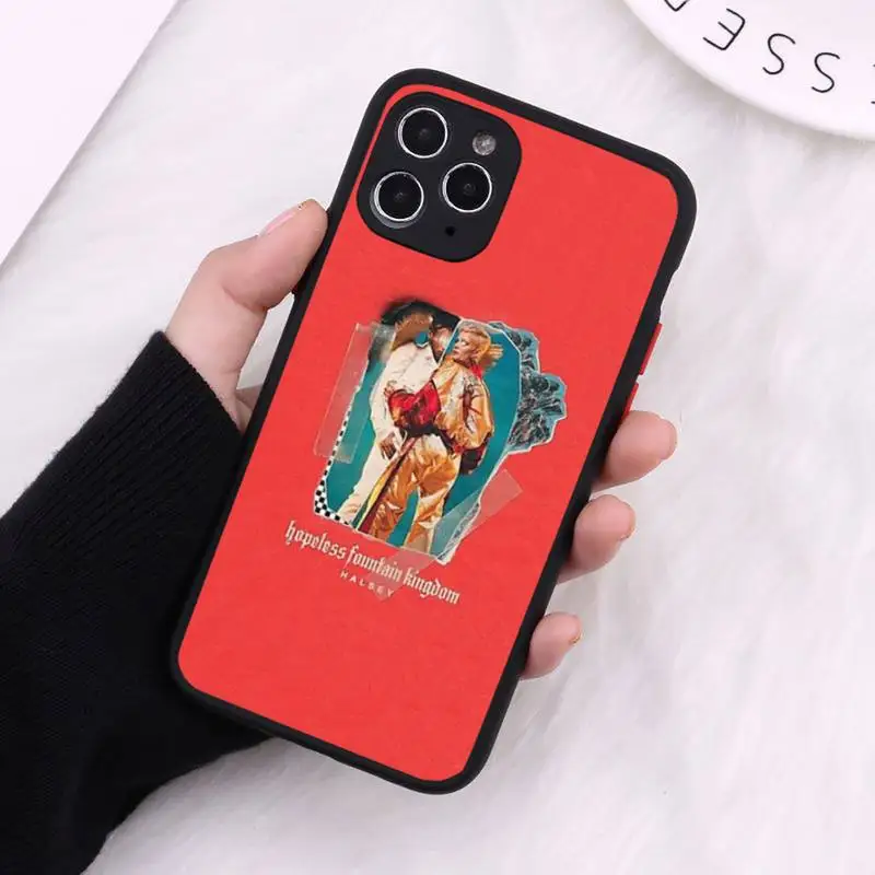 

Halsey Hopeless Fountain Kingdom Phone Case Matte Transparent for iPhone 7 8 11 12 s mini pro X XS XR MAX Plus cover funda
