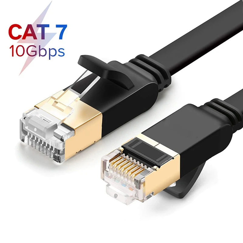 Ethernet кабель Cat7 нетиверный для ноутбука ПК маршрутизатор 10 Гбит/с