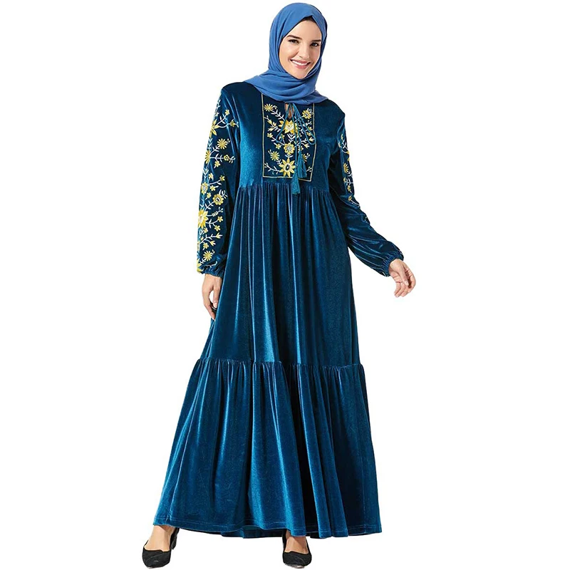 Мусульманское платье Среднего Востока размера плюс женская мусульманская