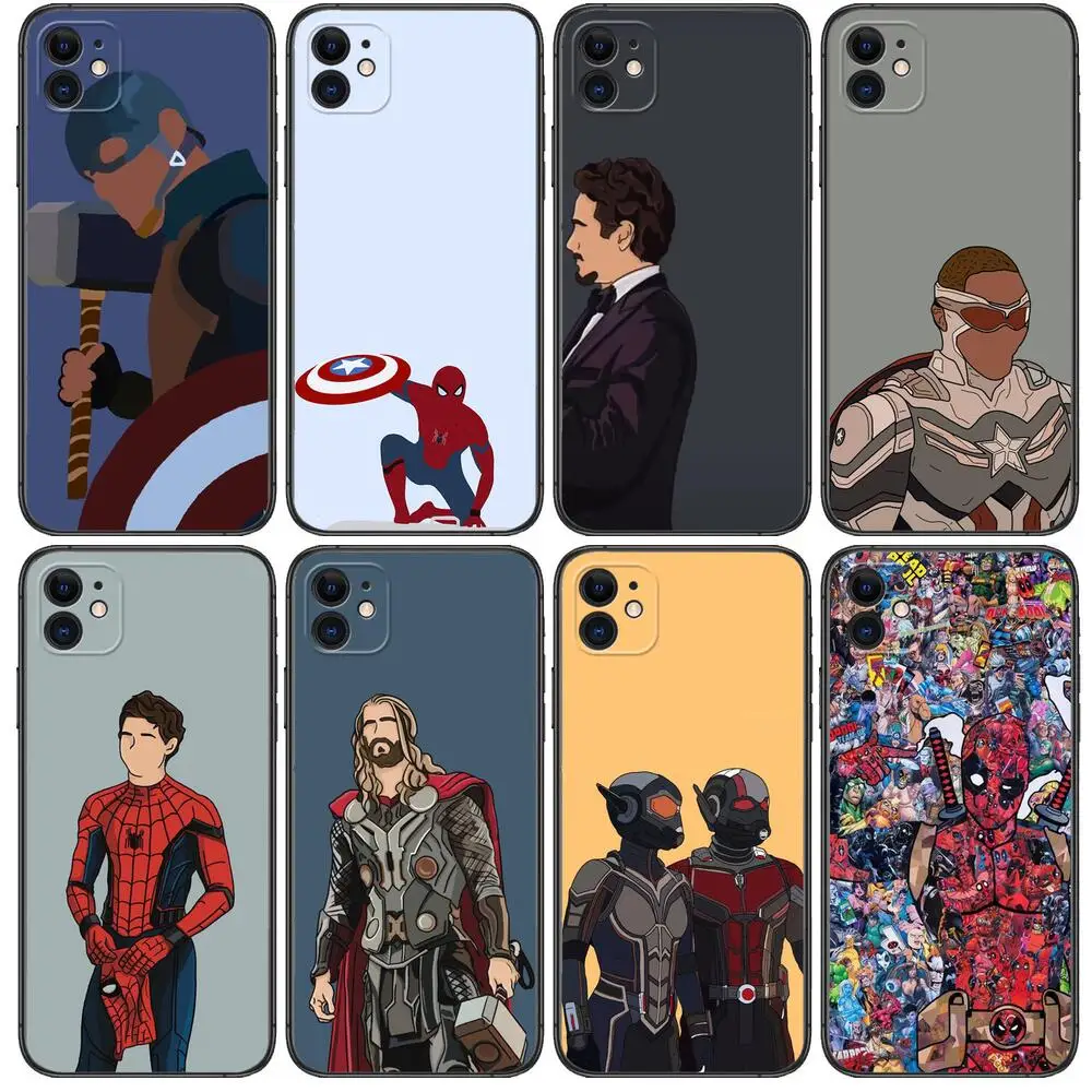 

Marvel Phone Cases for Iphone 11/12/13/iphone 11pro/iphone 12 Pro/iphone 12 Mini/13 Pro/Pro Max/8 PLUS / 7 PLUS/ 6S/XR X XS Man